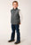 Roper Boys Crushable Polyfill Silver Sage 100% Nylon Softshell Vest