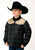 Roper Boys Western Polyfill Black 100% Polyester Softshell Jacket