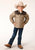 Roper Boys Western Polyfill Brown 100% Polyester Softshell Jacket