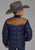 Roper Kids Boys Poly Fill Western Blue/Tan 100% Polyester Softshell Jacket