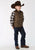 Roper Boys Kids Chocolate Polyester Quilted Insulated Vest
