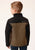 Roper Boys Hi-Tech Brown/Black Polyester Softshell Jacket