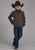 Roper Kids Boys Bonded Fleece Brown Poly/Spandex Softshell Jacket