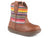 Roper Infant Girls Cowbabies Cora Serape Tan Leather Cowboy Boots