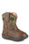 Roper Infant Unisex Cowbabies Reno Brown Faux Leather Cowboy Boots