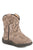 Roper Infant Unisex Cowbabies Eastwood Light Brown Faux Leather Cowboy Boots