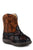 Roper Infant Unisex Cowbabies Bird Blocks Brown/Black Faux Leather Cowboy Boots