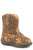 Roper Infant Unisex Cowbabies Bird Blocks Tan Faux Leather Cowboy Boots