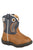 Roper Infant Unisex Cowbabies Walker Tan/Navy Faux Leather Cowboy Boots