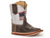 Roper Infant Boys Cowbabies America Strong Brown Leather Cowboy Boots