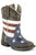 Roper Toddler Unisex American Blue Leather Cowboy Boots