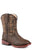 Roper Toddler Boys Patrick Brown Faux Leather Cowboy Boots