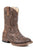 Roper Toddler Girls Faith Brown Faux Leather Cowboy Boots