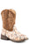 Roper Toddler Girls Claire Brown Multi Faux Leather Cowboy Boots