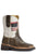Roper Toddler Unisex America Strong Brown Leather Cowboy Boots