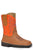 Roper Toddler Boys Western Orange/Tan Leather Cowboy Boots