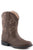 Roper Kids Boys Cody Brown Faux Leather Cowboy Boots