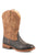 Roper Kids Unisex Cowboy Cool Brown Faux Leather Cowboy Boots