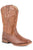 Roper Kids Unisex Texson Brown Faux Leather Cowboy Boots
