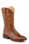 Roper Kids Unisex Quills Cognac Faux Leather Cowboy Boots