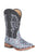 Roper Kids Girls Glitter Diamonds Black Multi Faux Leather Cowboy Boots