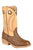 Roper Kids Unisex Walker Bumps Brown/Tan Faux Leather Cowboy Boots