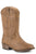 Roper Kids Unisex Taylor Tan Faux Leather Cowboy Boots