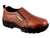 Roper Mens Performance Bay Brown Leather Slip-On Shoes