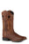 Roper Mens James Oiled Tan Leather Cowboy Boots