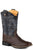 Roper Mens Trigger CCS Brown Leather Cowboy Boots