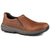Roper Mens Braun Brown Leather Slip-On Shoes