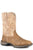 Roper Mens Wilder II Tan Leather 11in Cowboy Boots