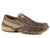 Roper Mens Skipper Brown Leather Slip-On Shoes