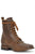Roper Mens Roper Lacer Burnish Brown Leather Work Boots