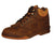 Roper Womens Horseshoe Kiltie Brown Leather Ankle Boots