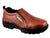 Roper Womens Performance Brown Leather Slip-On Shoes