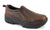Roper Womens Timeless Basic Brown Leather Slip-On Shoes