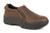 Roper Womens Timeless Basic Brown Leather Slip-On Shoes