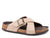 Roper Womens Lorelei White Leather Two Strap Sandals Shoes