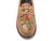 Roper Womens Bertha Tan Leather Tooled Cactus Slip-On Shoes