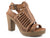 Roper Womens Beige Leather Mika III Tooled Sandal Shoes 9