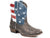 Roper Womens American Beauty Brown Multi Leather Cowboy Boots