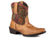 Roper Womens Dusty Tooled Tan Leather Cowboy Boots