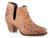 Roper Womens Rowdy Aztec Tan Leather Ankle Boots
