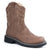 Roper Womens Chunk Series II Brown Distressed Faux Leather 8in Cowboy Boots 5.5 M