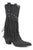 Roper Womens Oakley Black Faux Leather Cowboy Boots
