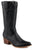 Roper Womens Nettie Black Faux Leather Cowboy Boots