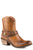 Roper Womens Mae Burnished Brown Faux Leather Cowboy Boots