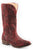 Roper Womens Judith Vintage Red Faux Leather Cowboy Boots