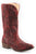 Roper Womens Judith Red Faux Leather Vintag Cowboy Boots